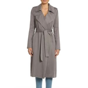 Badgley Mischka Gray Trench Coat